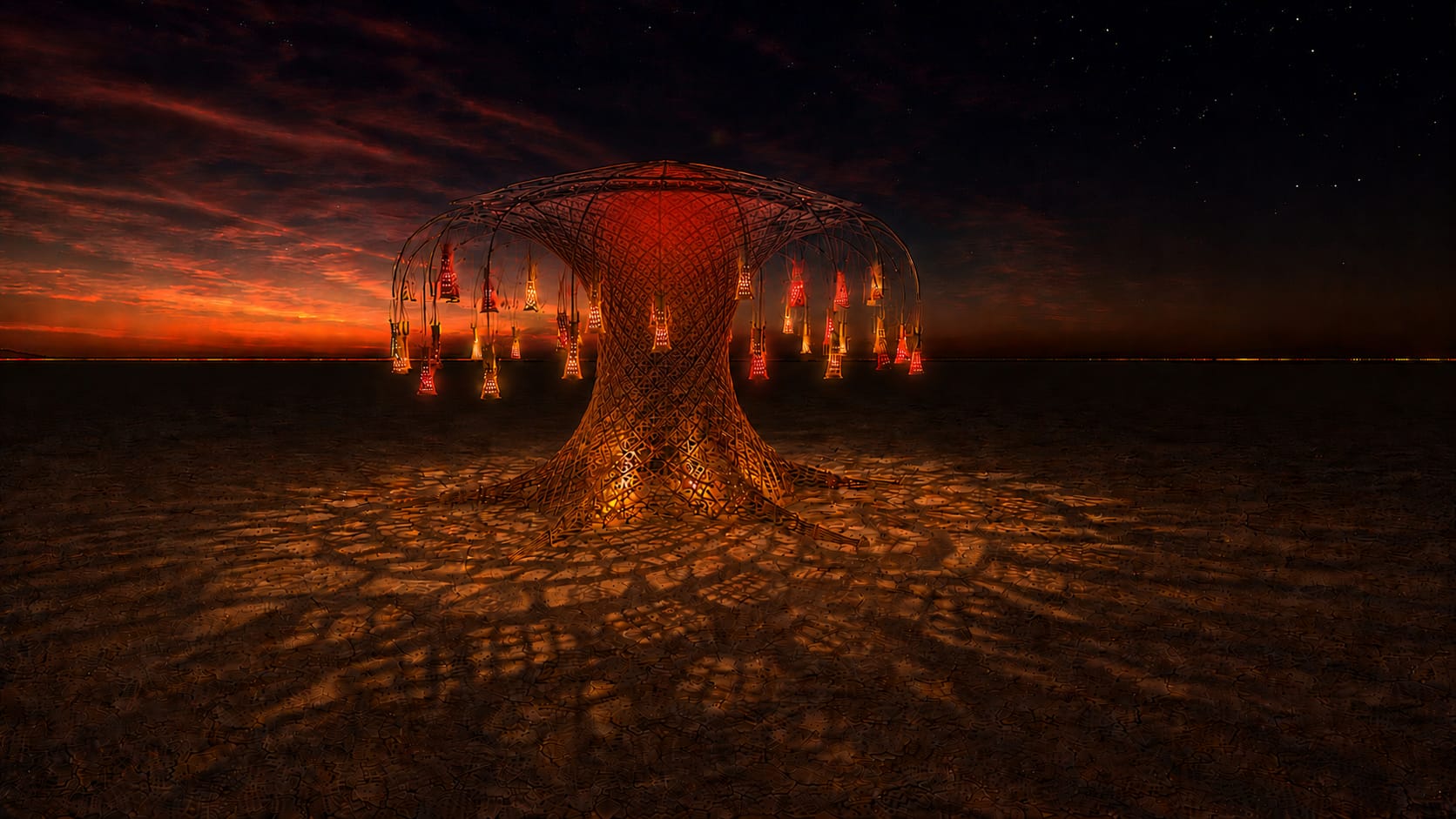 Resonance Tree Low Light Render